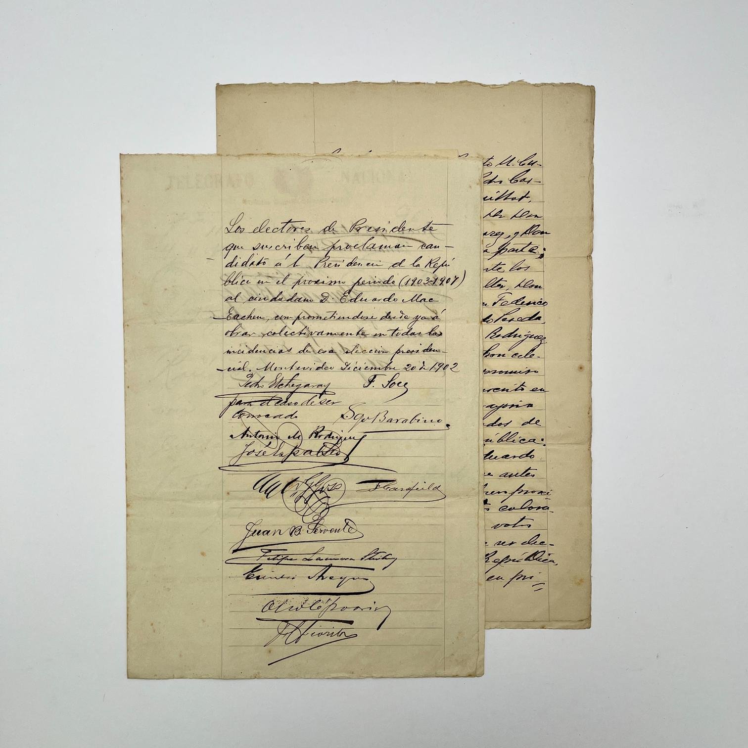 Documento Partido Colorado 1903