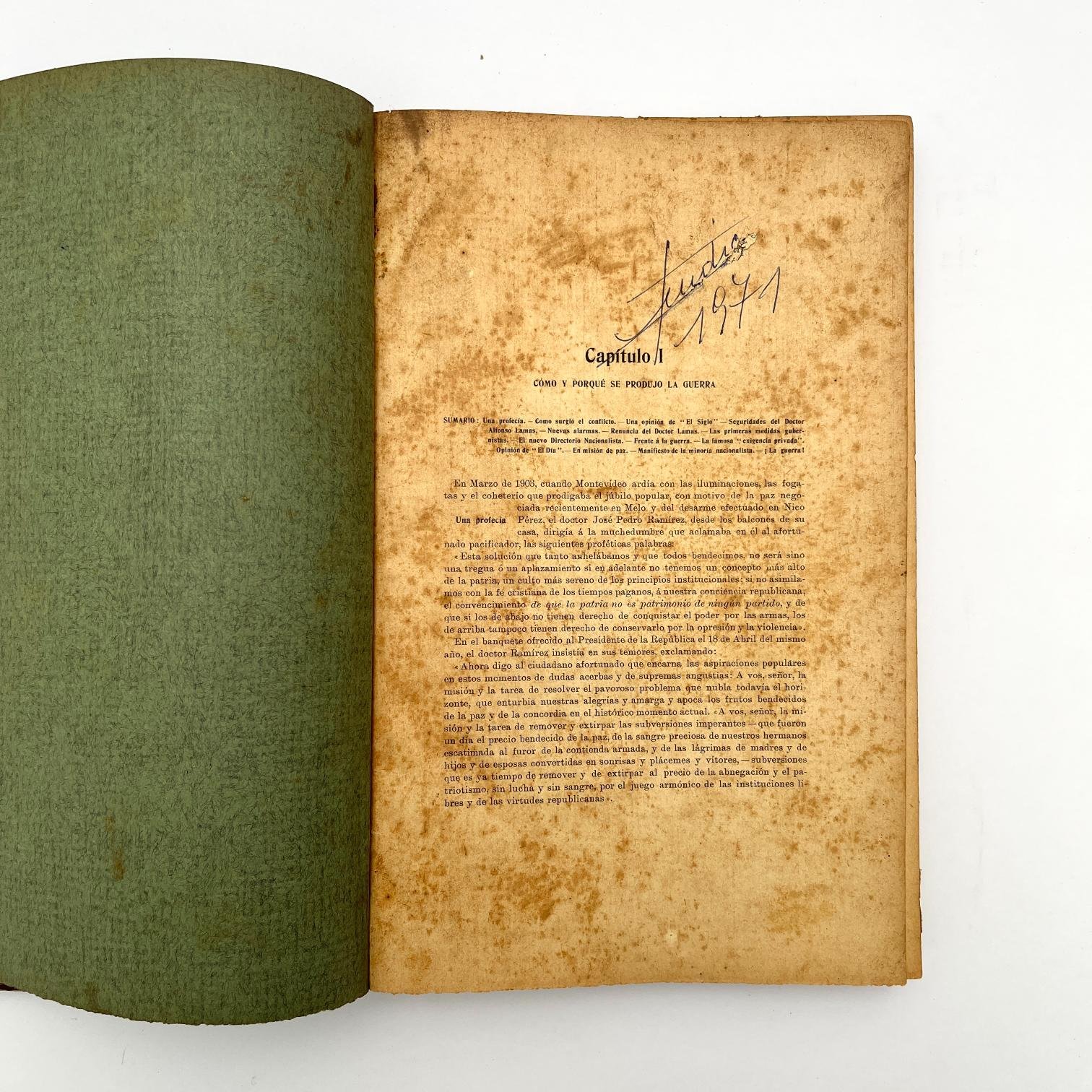 "Sangre de hermanos" 1904