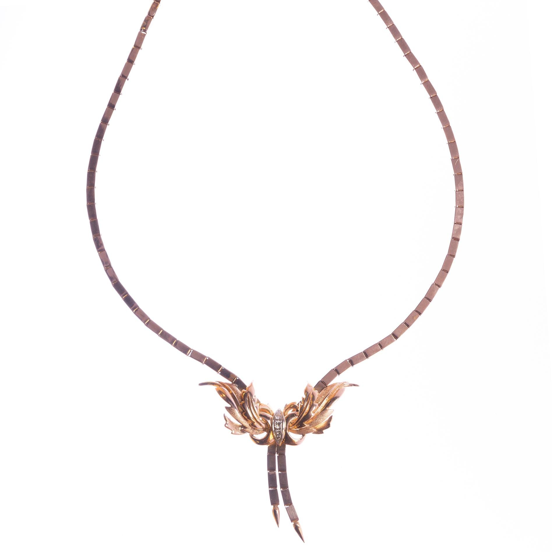 Gargantilla en oro 18 K con brillantes - Imagen 2