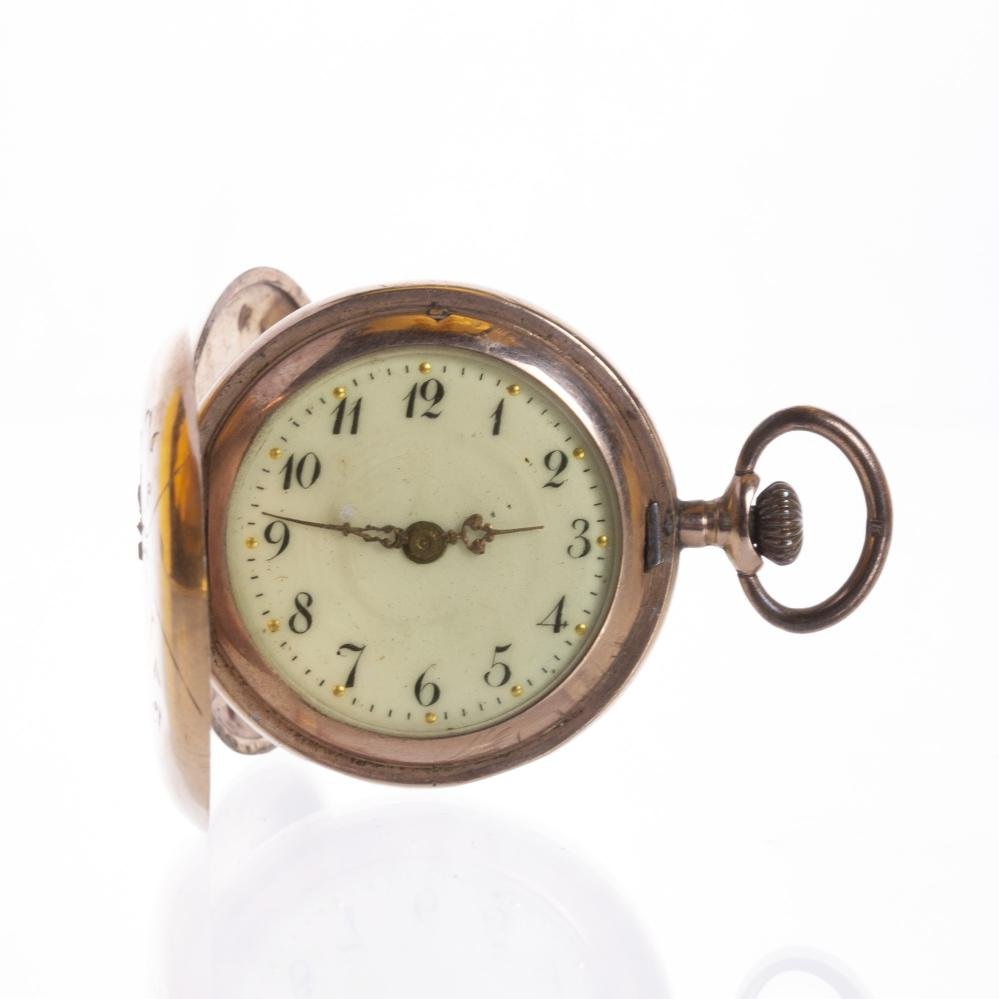 Reloj chatelaine en oro 9 K