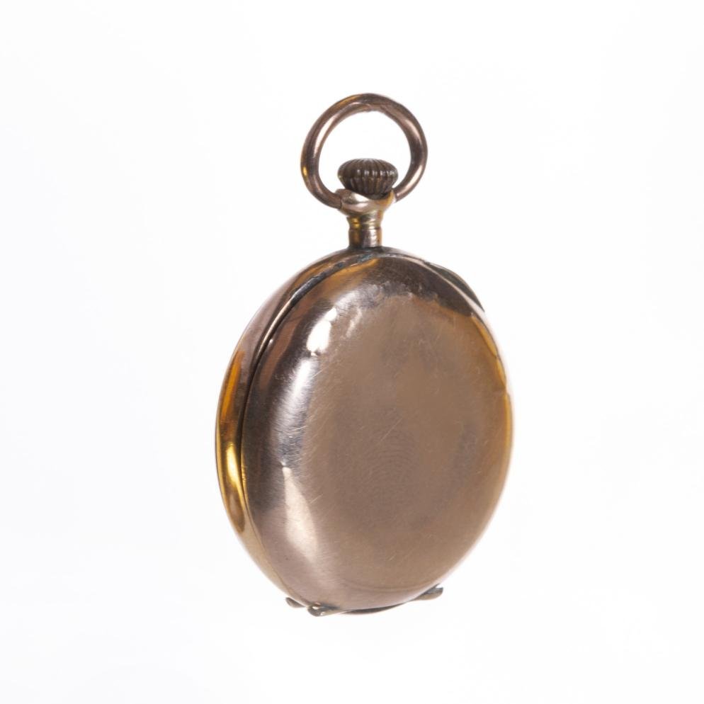 Reloj chatelaine en oro 9 K - Imagen 3