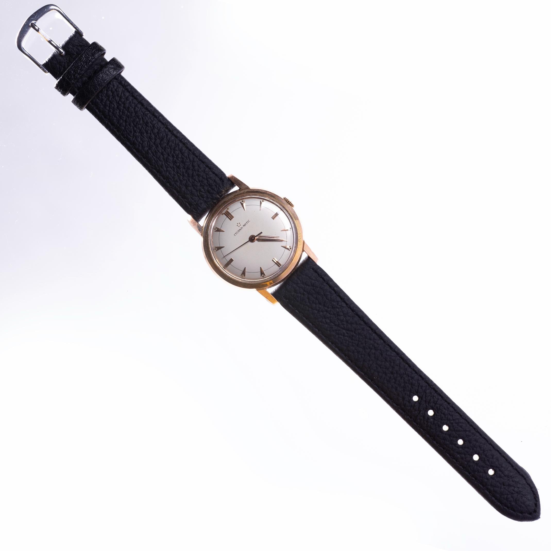 Reloj Eterna-Matic, en oro