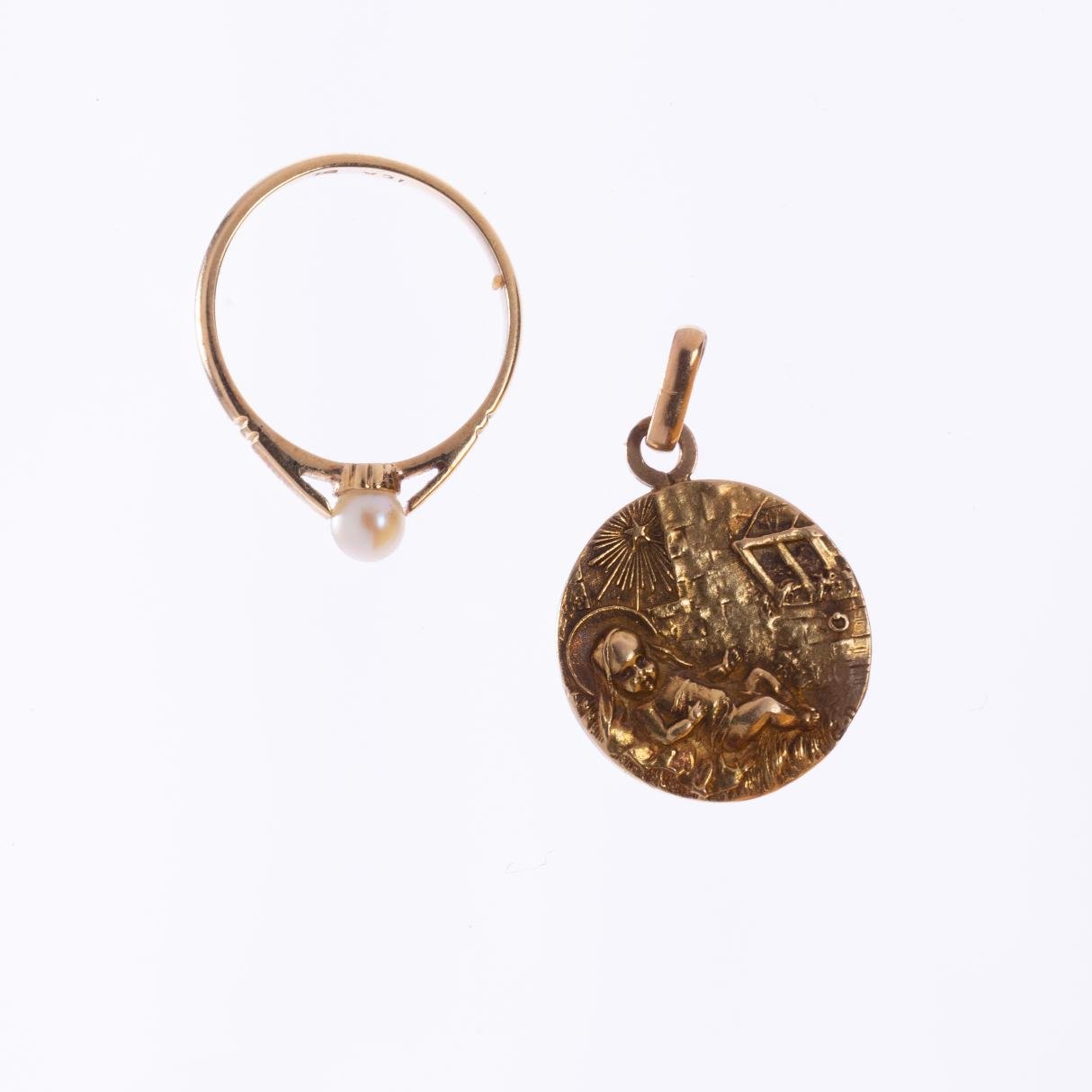 Dos piezas en oro 18 K