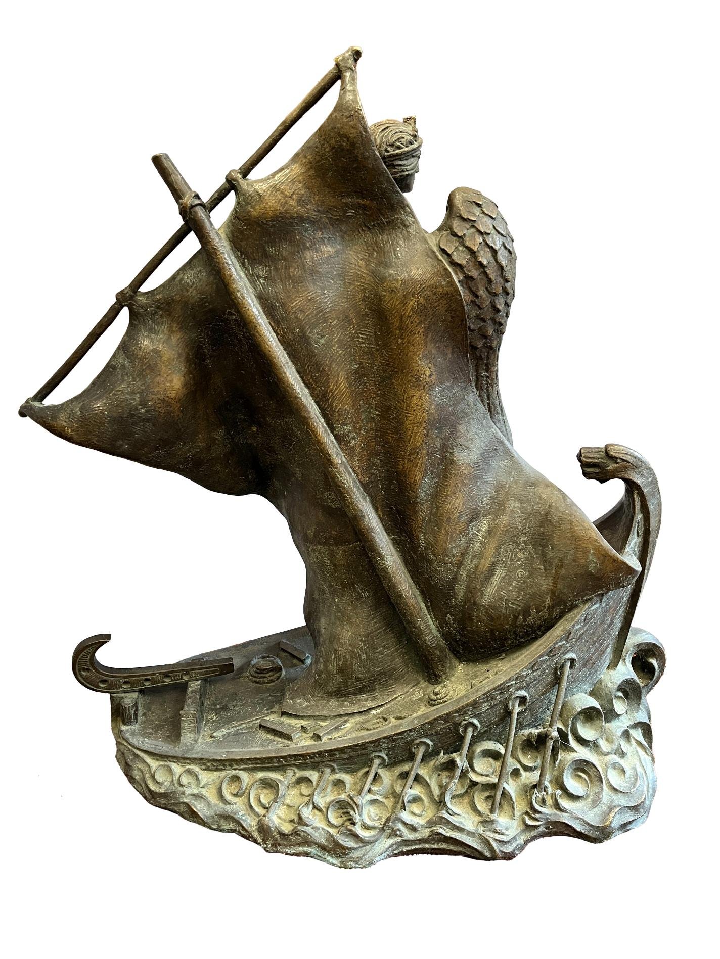 Escultura en bronce "Fortuna" - Imagen 2