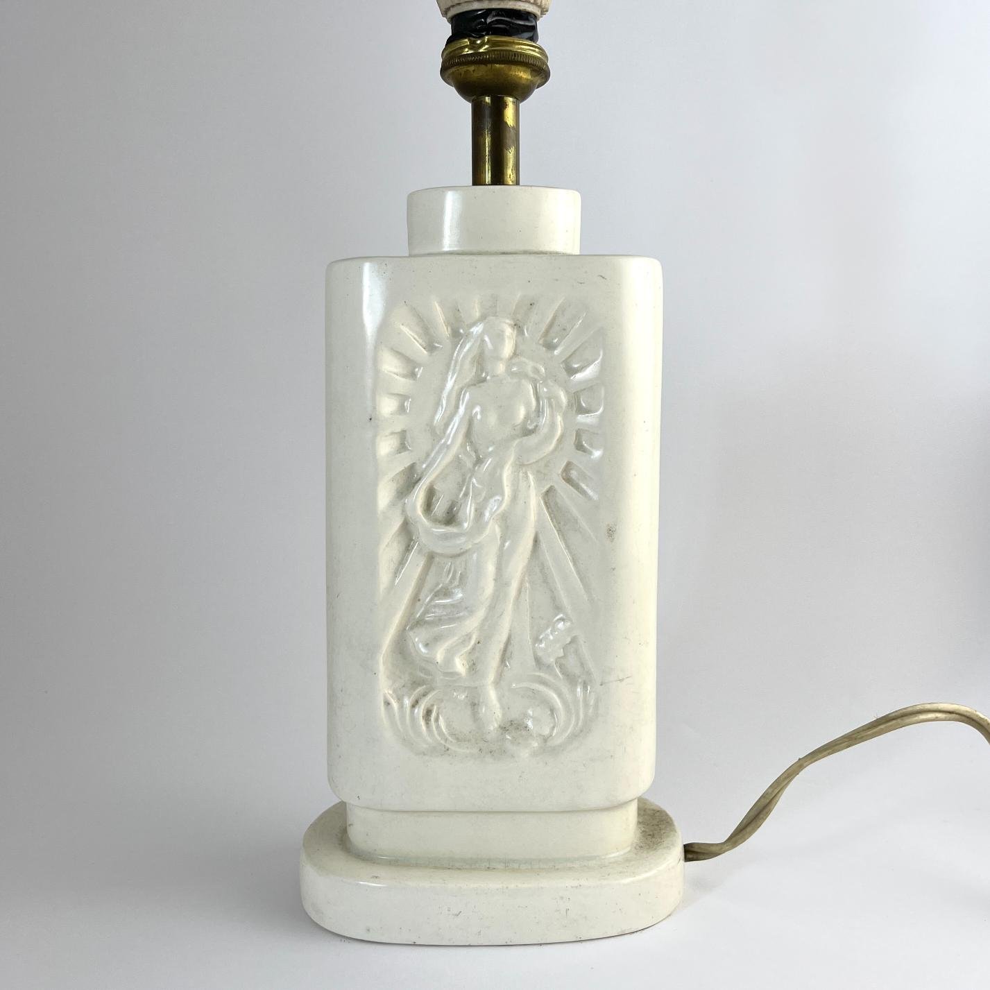 Lámpara en loza Wedgewood