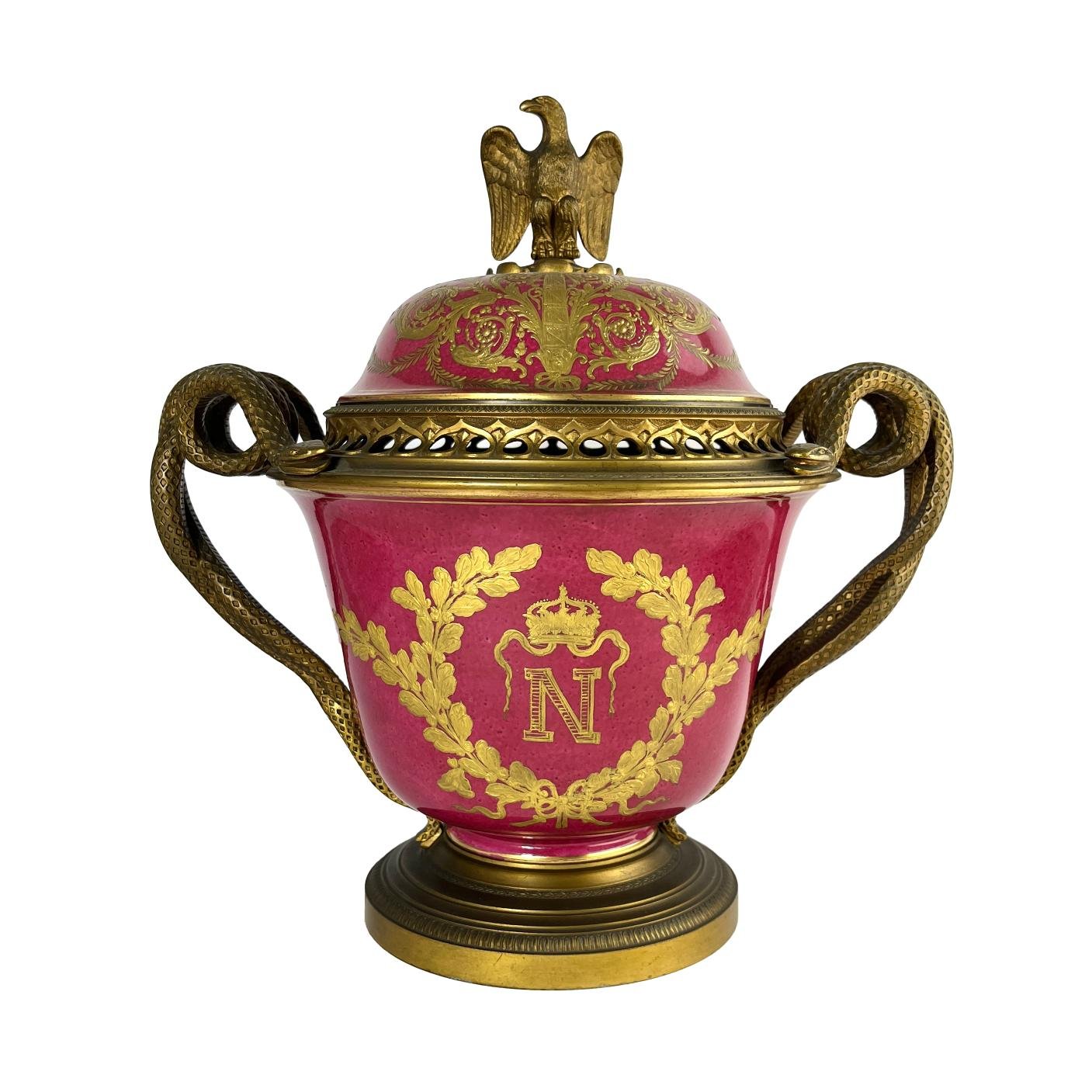 Copón francés en porcelana Sèvres