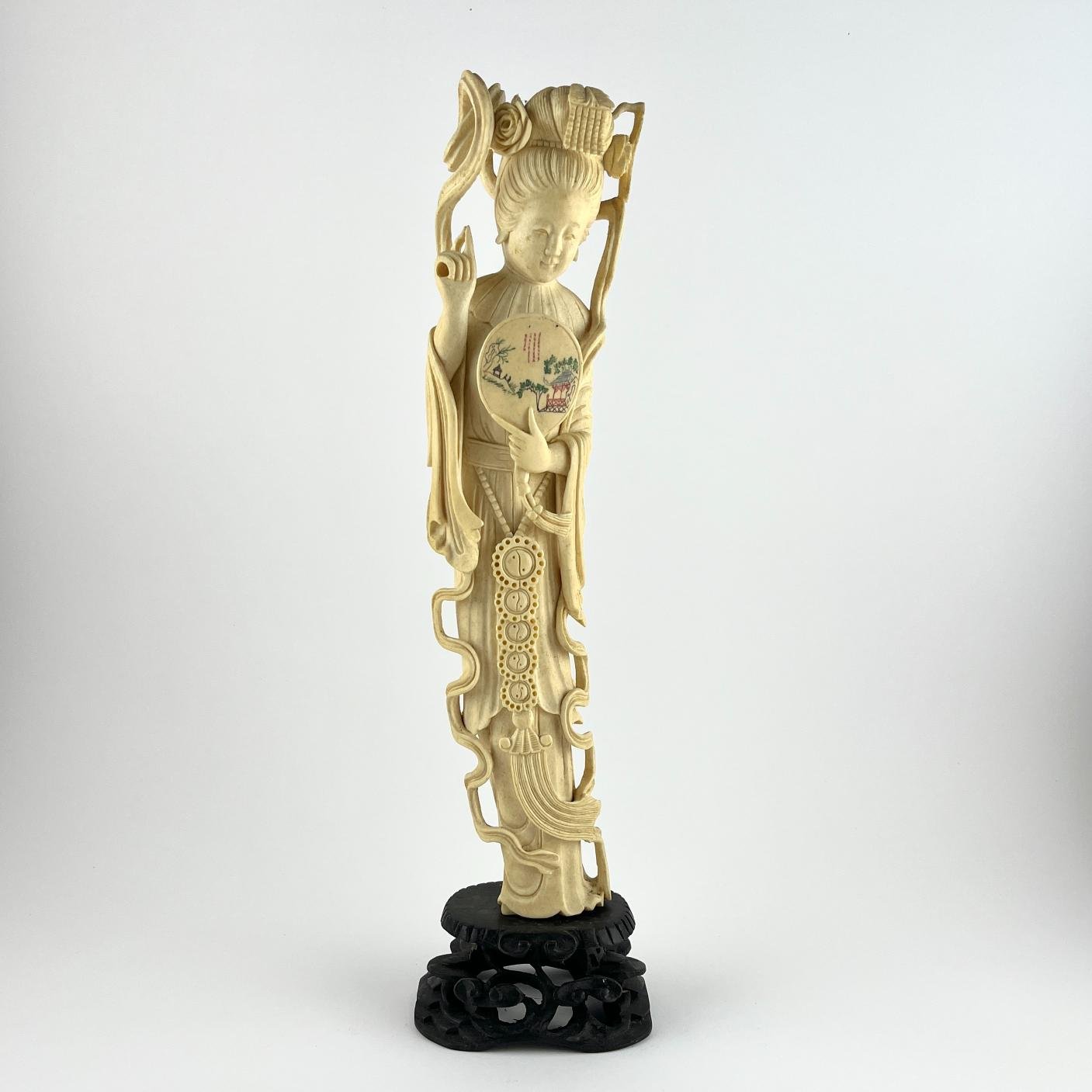 Escultura china en marfil