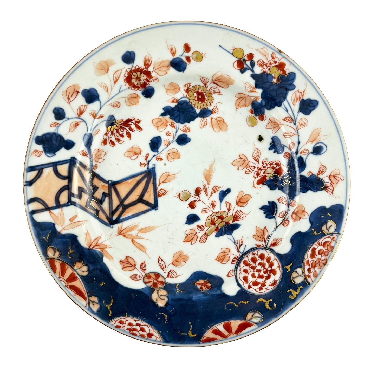 Plato chino en porceñana Compañía de Indias