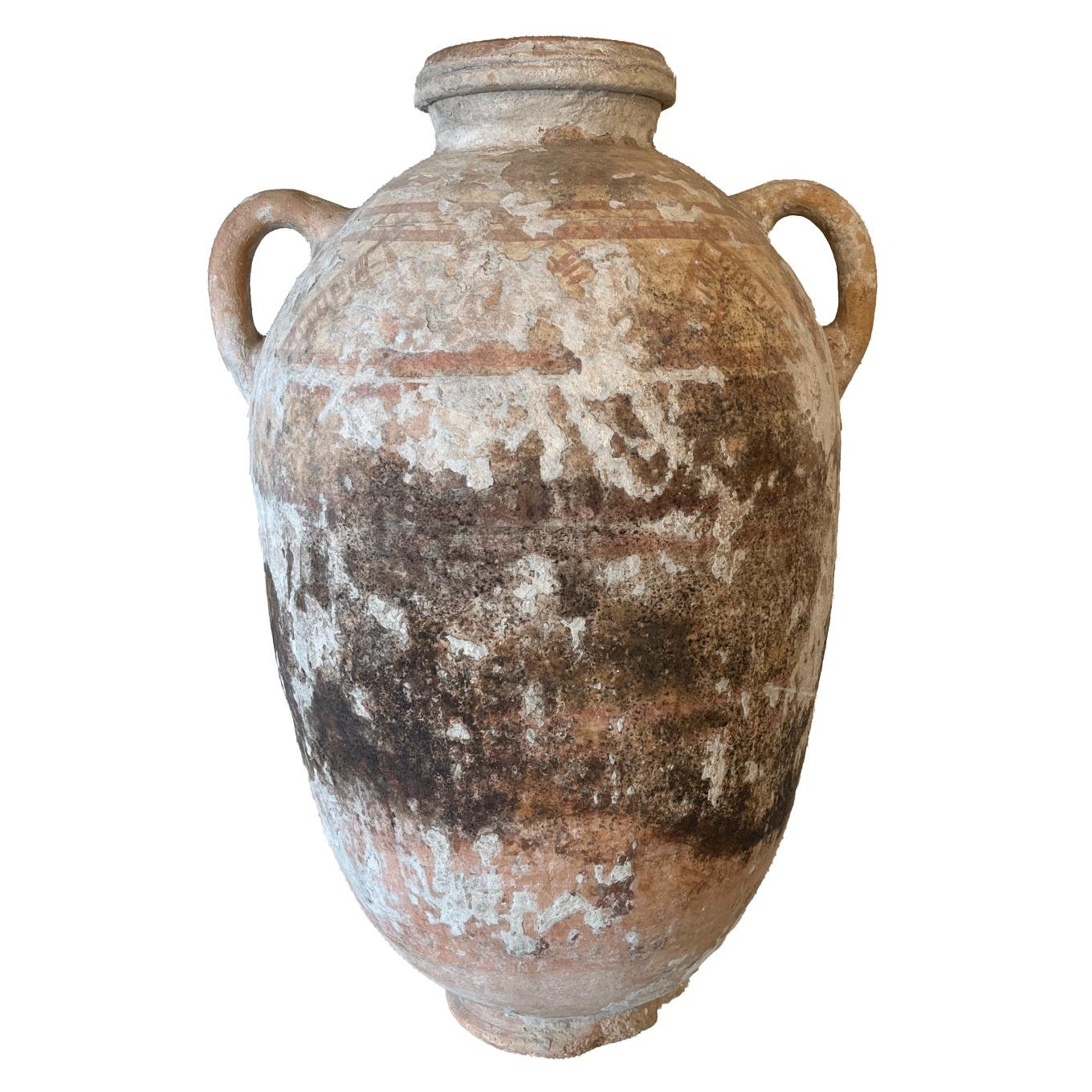 Antigua ánfora mediterránea en cerámica