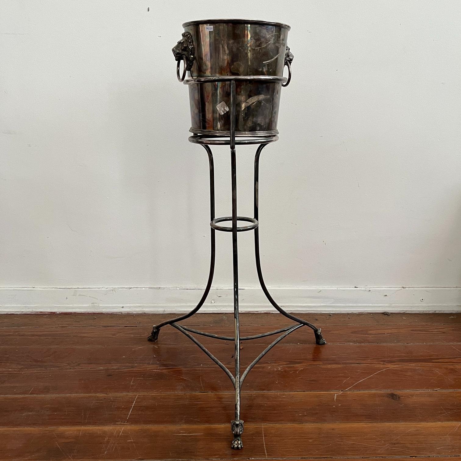 Champagnera metal plateado Elkington