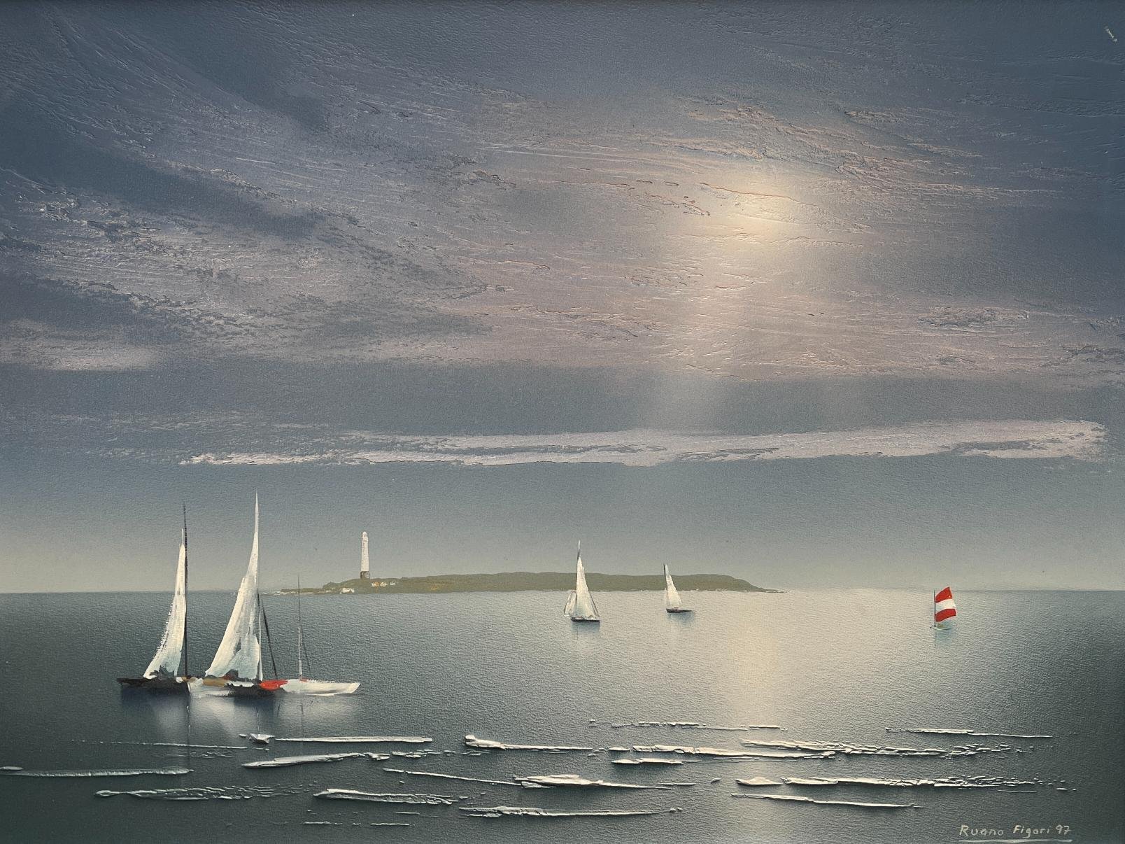 Rafael Ruano Figari. Óleo Sobre Fibra