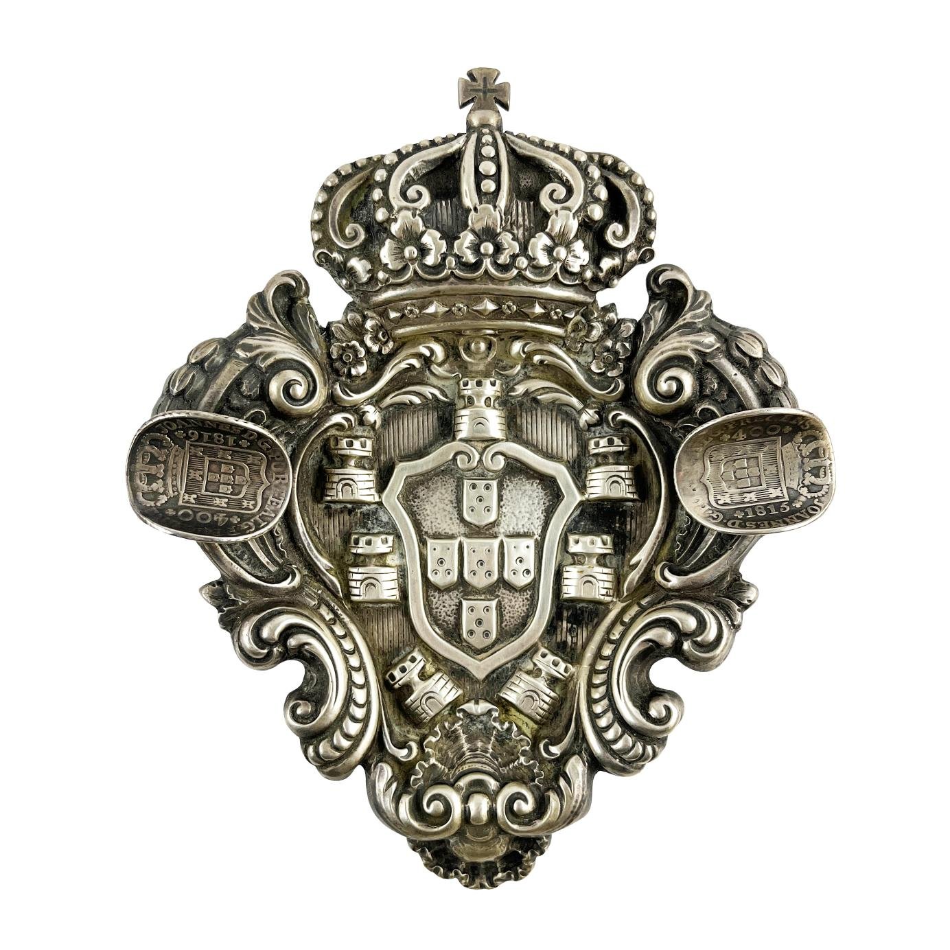 Cenicero portugués en plata