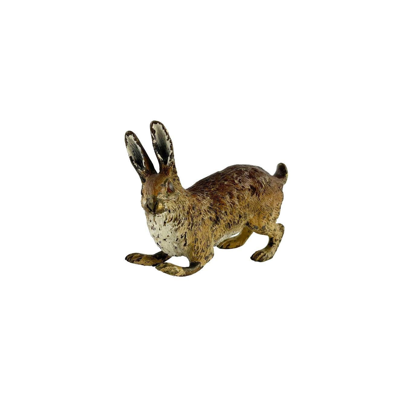 Escultura en bronce vienés "Conejo"