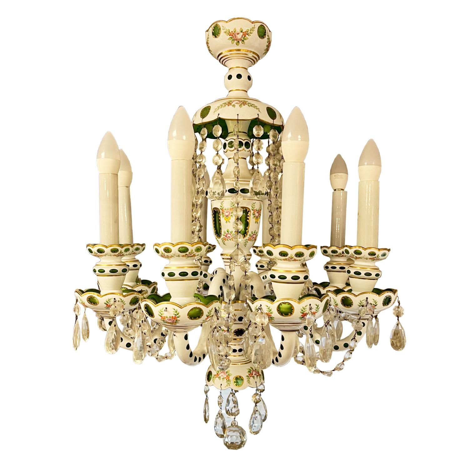 Araña en cristal de Bohemia