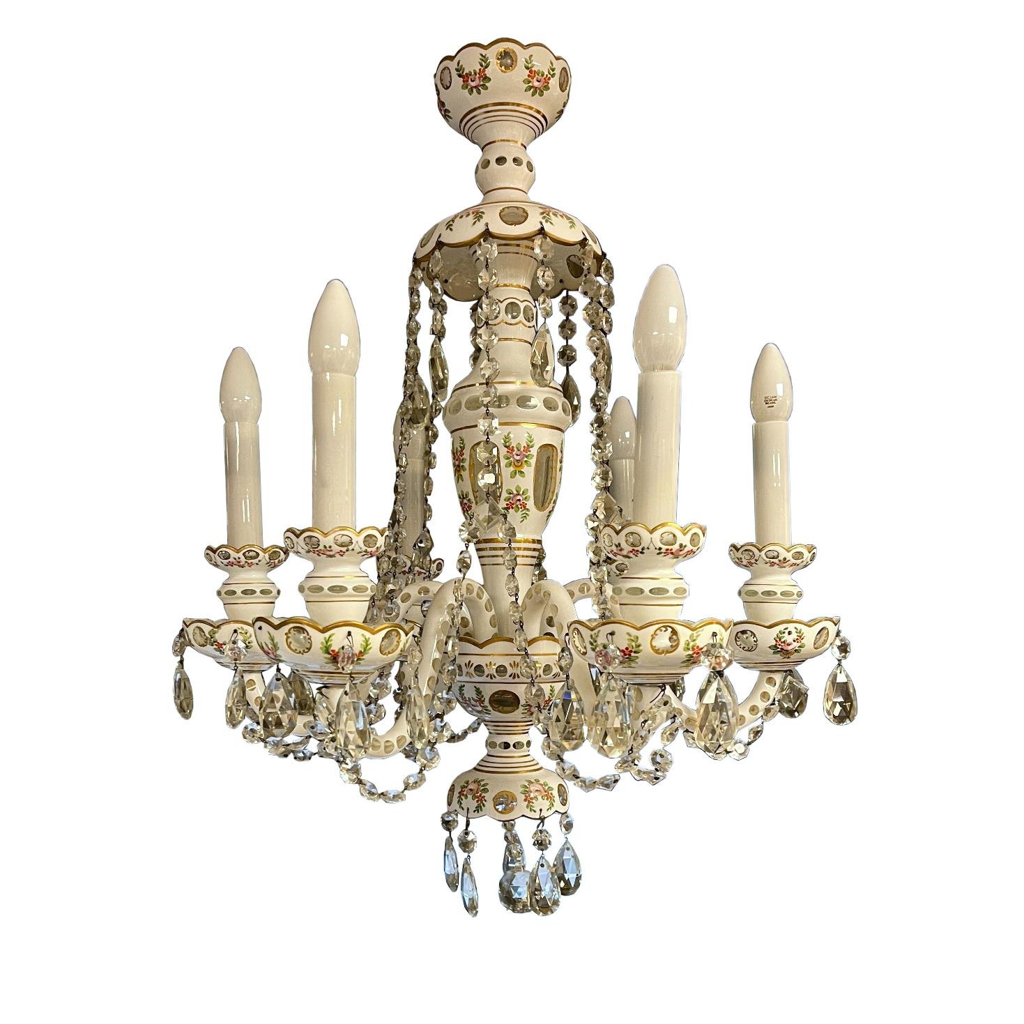 Araña en cristal de Bohemia