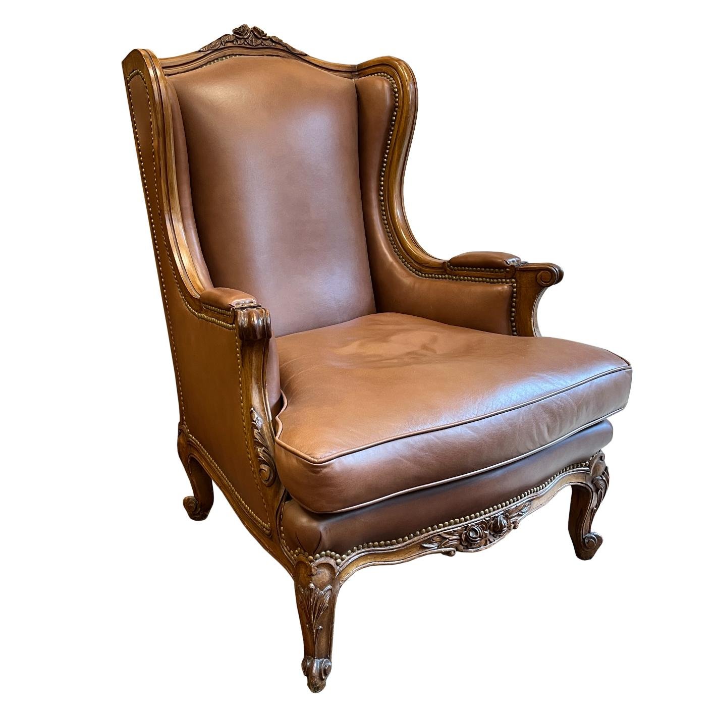 Par de bergères estilo Luis XV