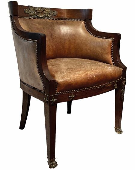 Escritorio y sillón stilo Imperio - Imagen 2