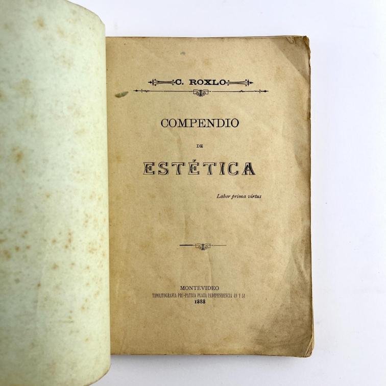CARLOS ROXLO. Compendio de estética. - Imagen 2