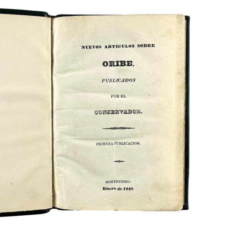 (MANUEL ORIBE) Nuevos artículos sobre Oribe.