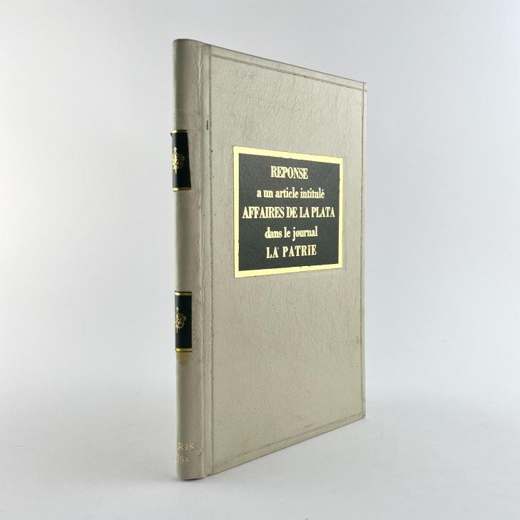 MELCHOR PACHECO Y OBES. Réponse a un article intitulé Affaires de la Plata, publié le 19 Aout 1851 dans le journal La Patrie. - Imagen 2