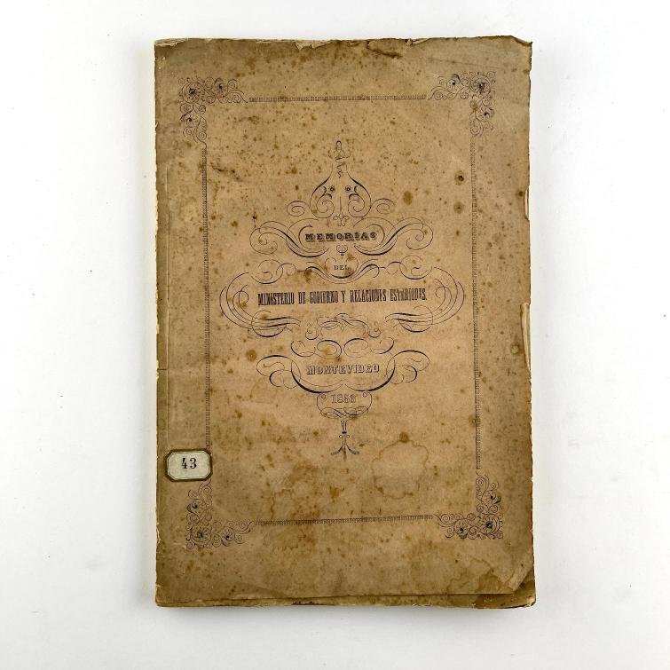 FLORENTINO CASTELLANOS. Memorias del Ministerio de Gobierno y Relaciones Exteriores. - Imagen 2