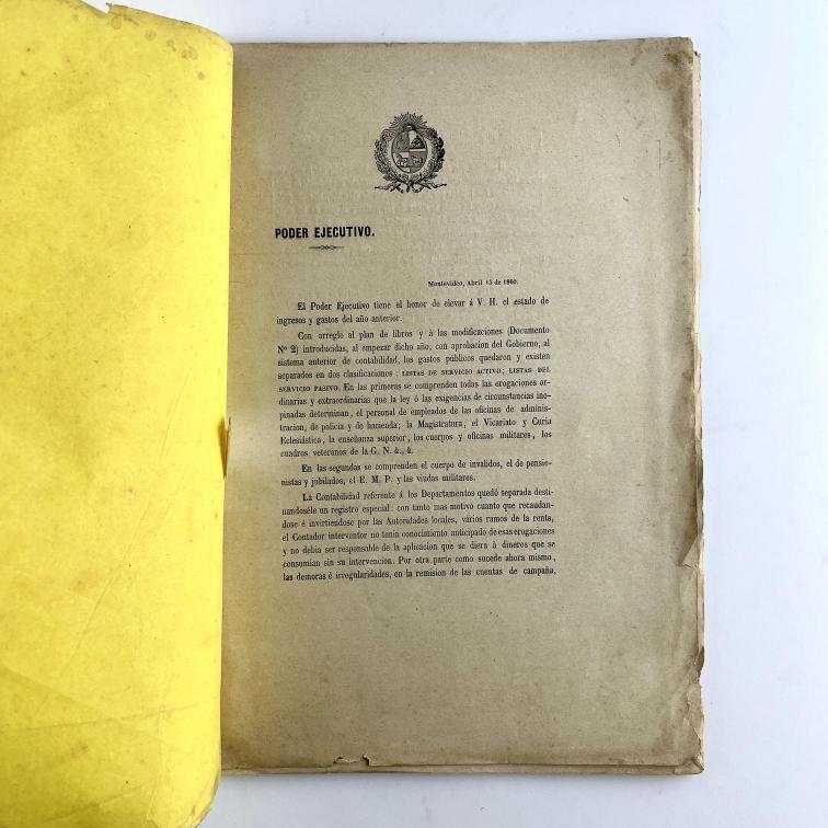 BERNARDO P. BERRO. Poder Ejecutivo.