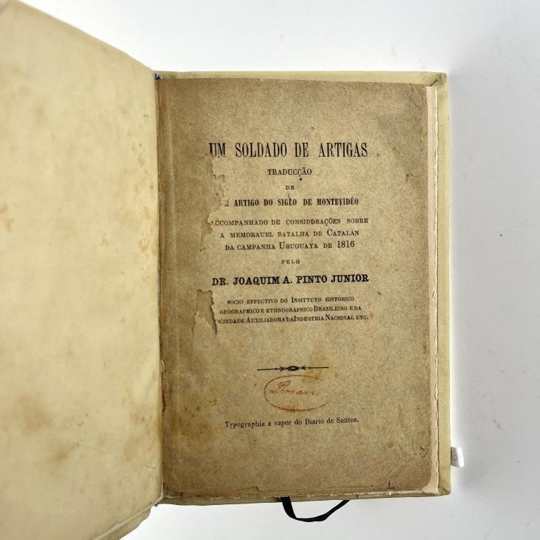 JOAQUIM A. PINTO JUNIOR.
Um soldado de Artigas.