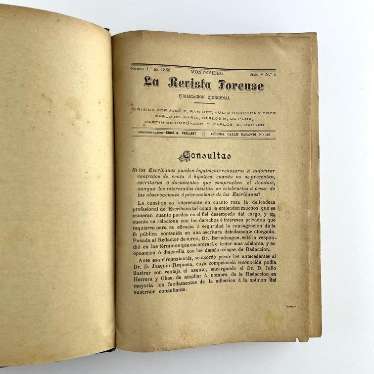 AAVV.
La Revista Forense. 1886.