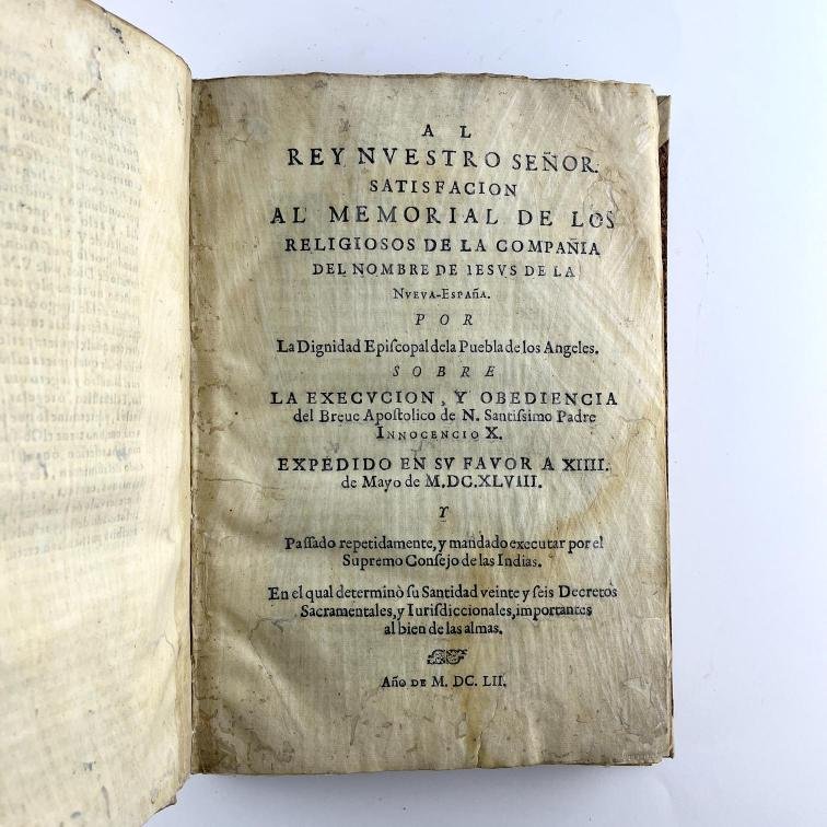 (JUAN DE PALAFOX Y MENDOZA).
La dignidad episcopal de la Puebla de los Ángeles.