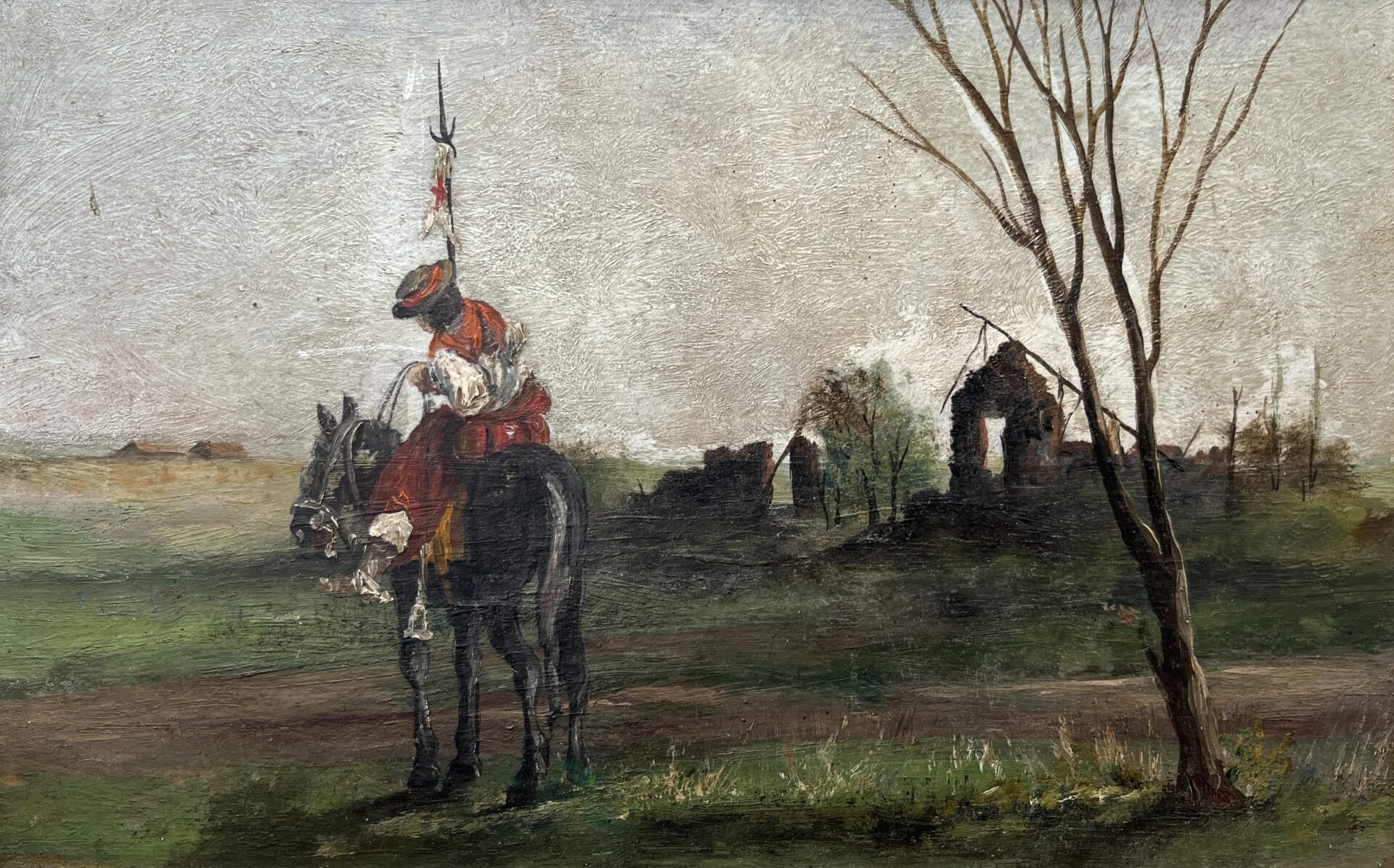 AUTOR NO IDENTIFICADOJinete de la caballería gaucha del general Venancio Flores en su revolución de 1863 - 1865.