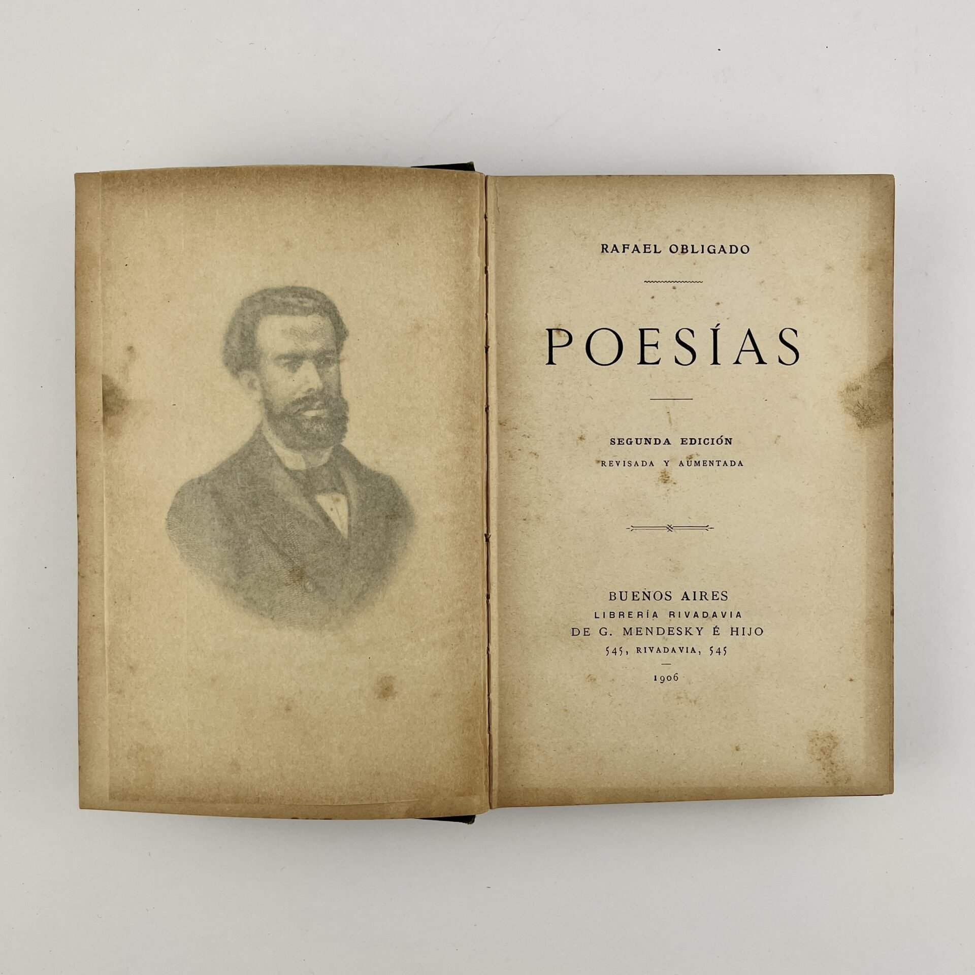 RAFAEL OBLIGADOPoesías. Segunda edición revisada y aumentada
