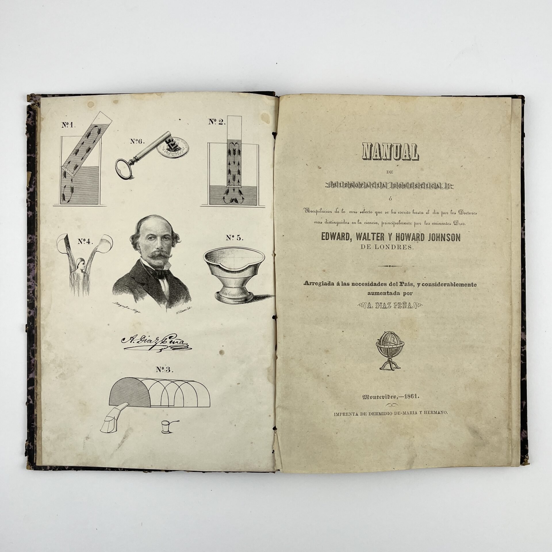 EDWARD, WALTER Y HOWARD JOHNSON Nanual (sic) de Hidropatía Doméstica