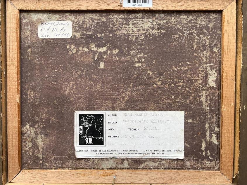 JUAN MANUEL BLANES. Campamento militar. - Imagen 3