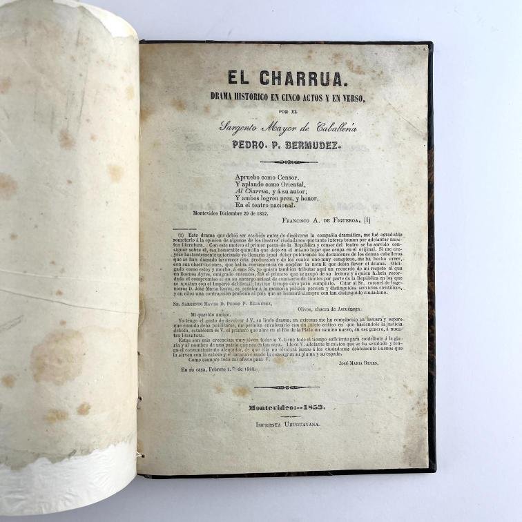 PEDRO P. BERMÚDEZ.
El Charrúa.