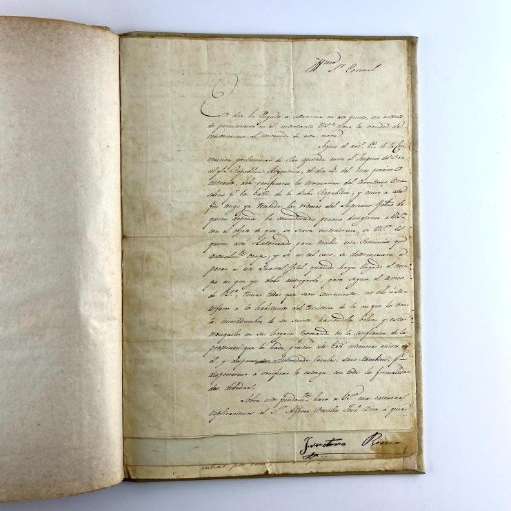 FRUCTUOSO RIVERA - BERNABÉ RIVERA.
Comunicaciones para la entrega de las Misiones.