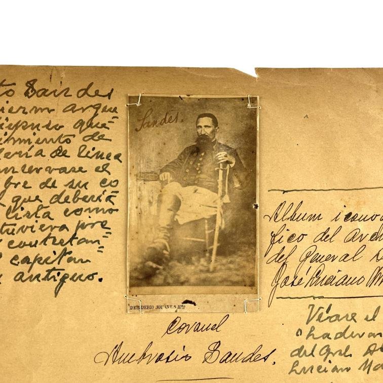 DESIDERO JOUANT & HNO.
Retrato del Coronel Ambrosio Sandes. - Imagen 2