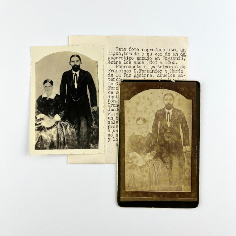 Retratos de Francisco G. Fernández y María de la Paz Aguirre. - Imagen 2