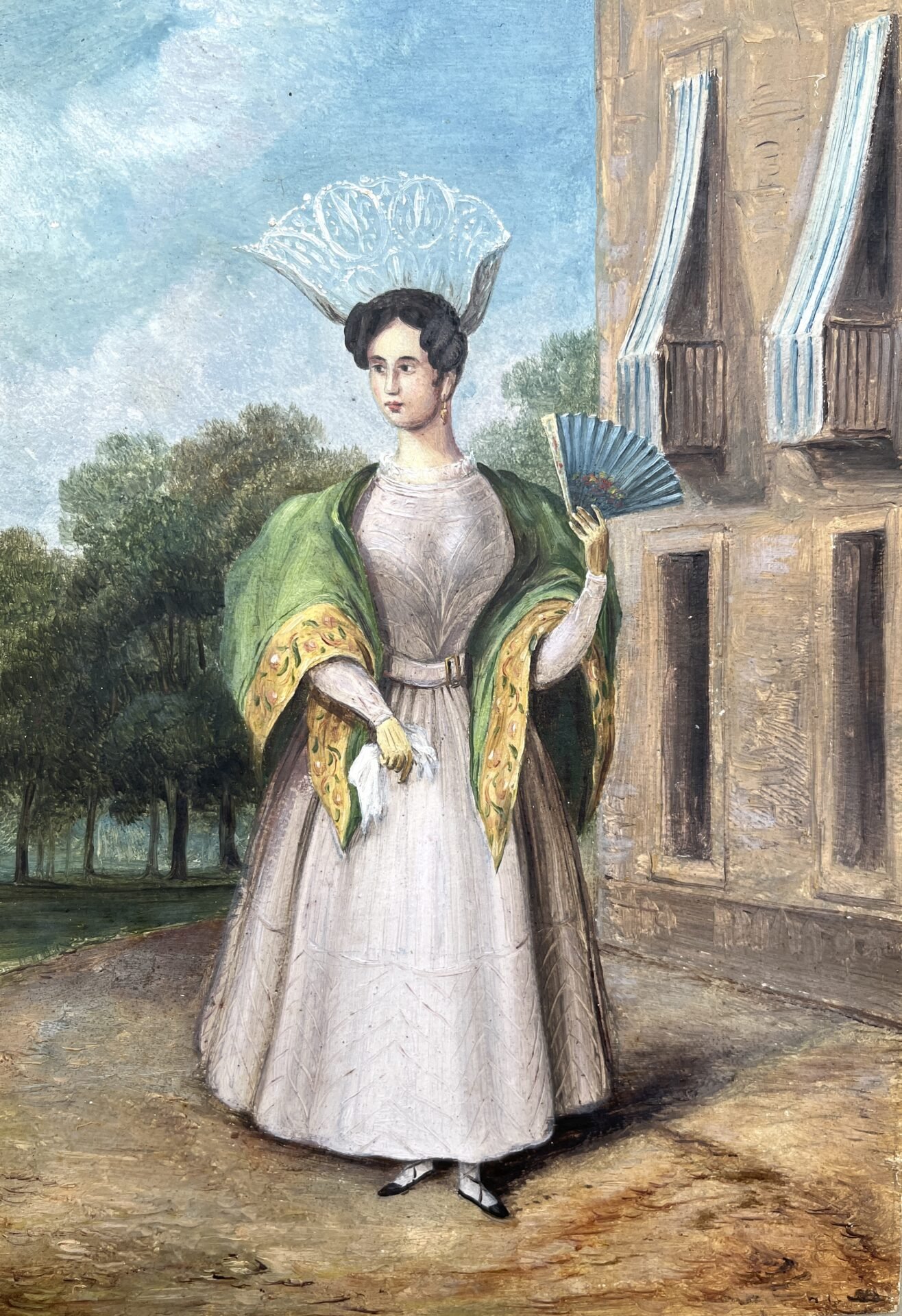 AUTOR NO IDENTIFICADODama rioplatense con peinetón