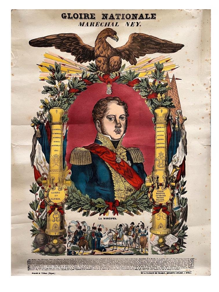 JEAN-CHARLES PELLERIN. Gloire Nationale Marechal Ney.