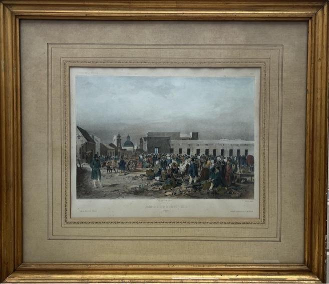 BARTHELEMY LAUVERGNE. Mercado de Montevideo. Uruguay. - Imagen 2