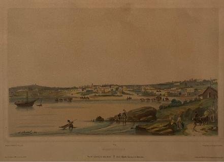 ADOLPHE D´HASTREL. Vista de la Aguada y sus Alrededores.