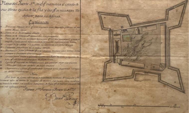 BERNARDO LECOCQ. Plano del Fuerte de San Miguel (...)