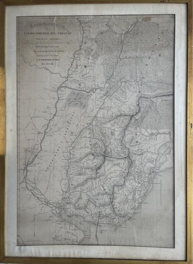 Carta Geográfica del Estado Oriental del Uruguay y posiciones adyacentes. - Imagen 2