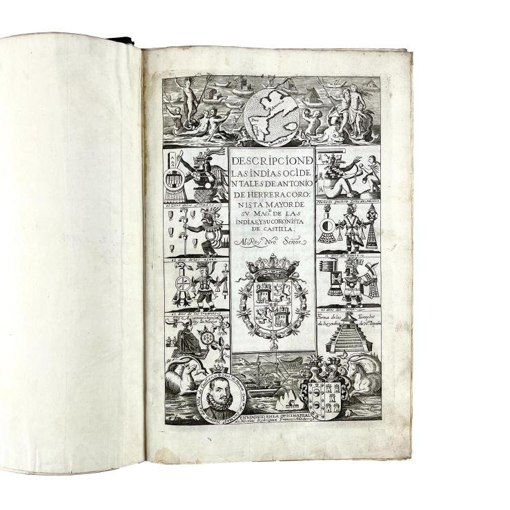 ANTONIO DE HERRERA. Descripción de las Indias Occidentales (...)
