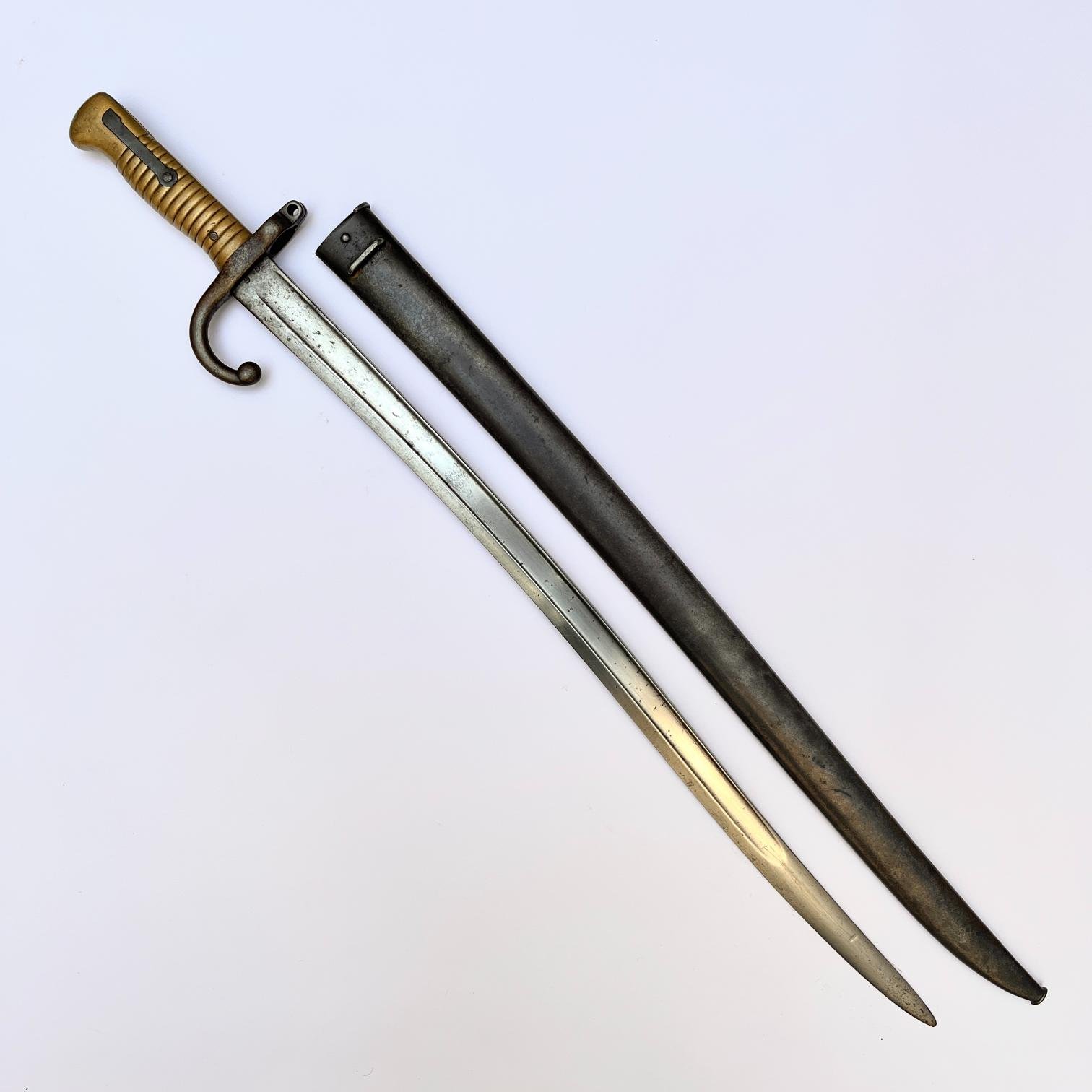 Bayoneta yatagán Chassepot