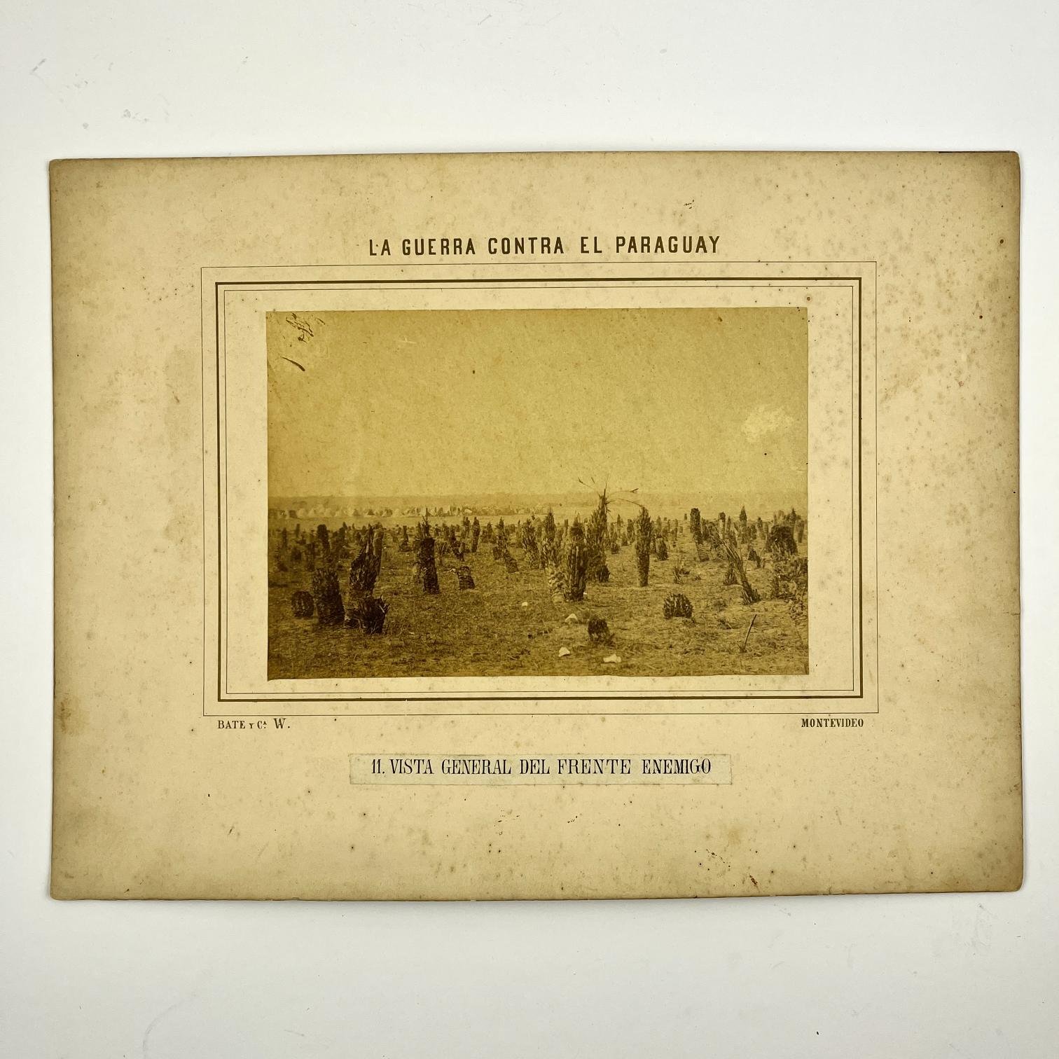 Fotografía Guerra de Paraguay Bate y Cía.