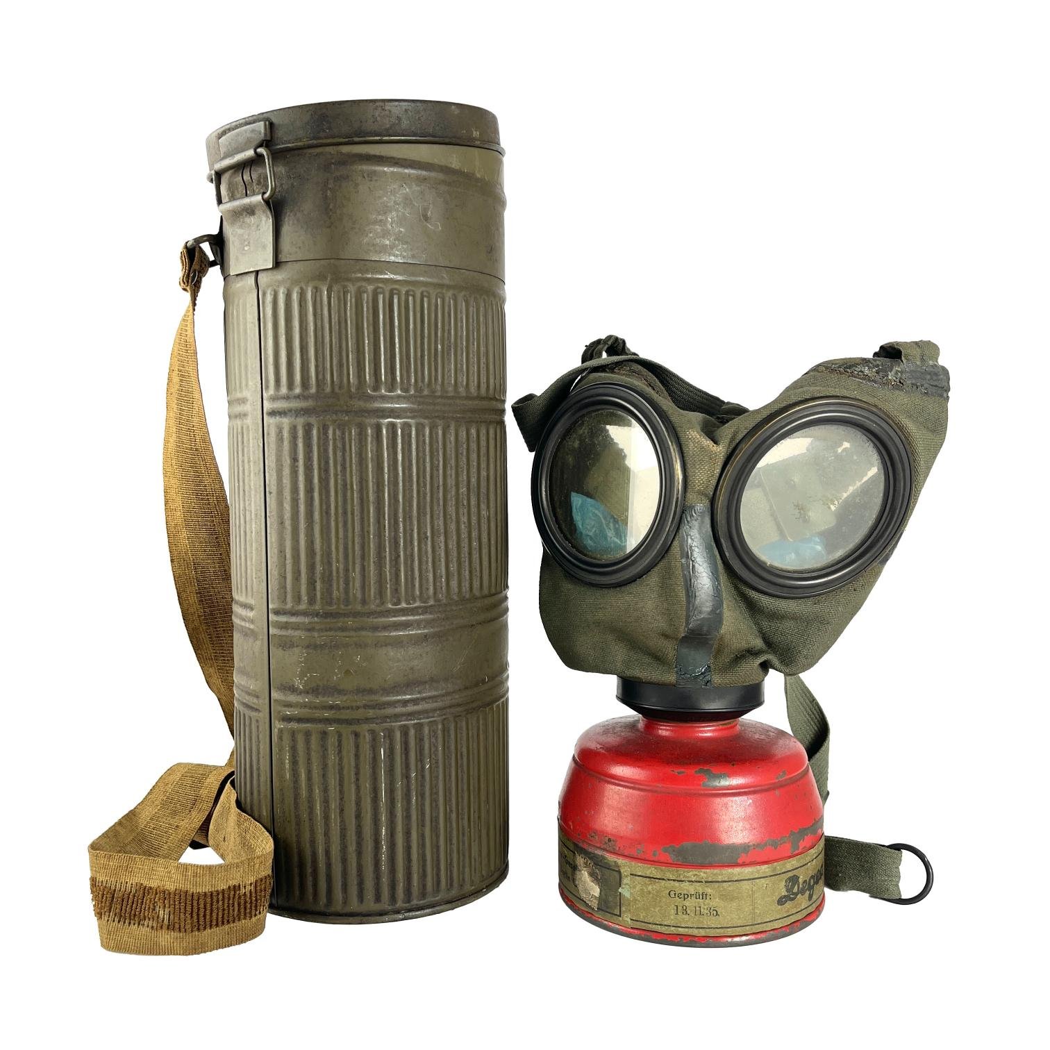 Máscara antigás alemana