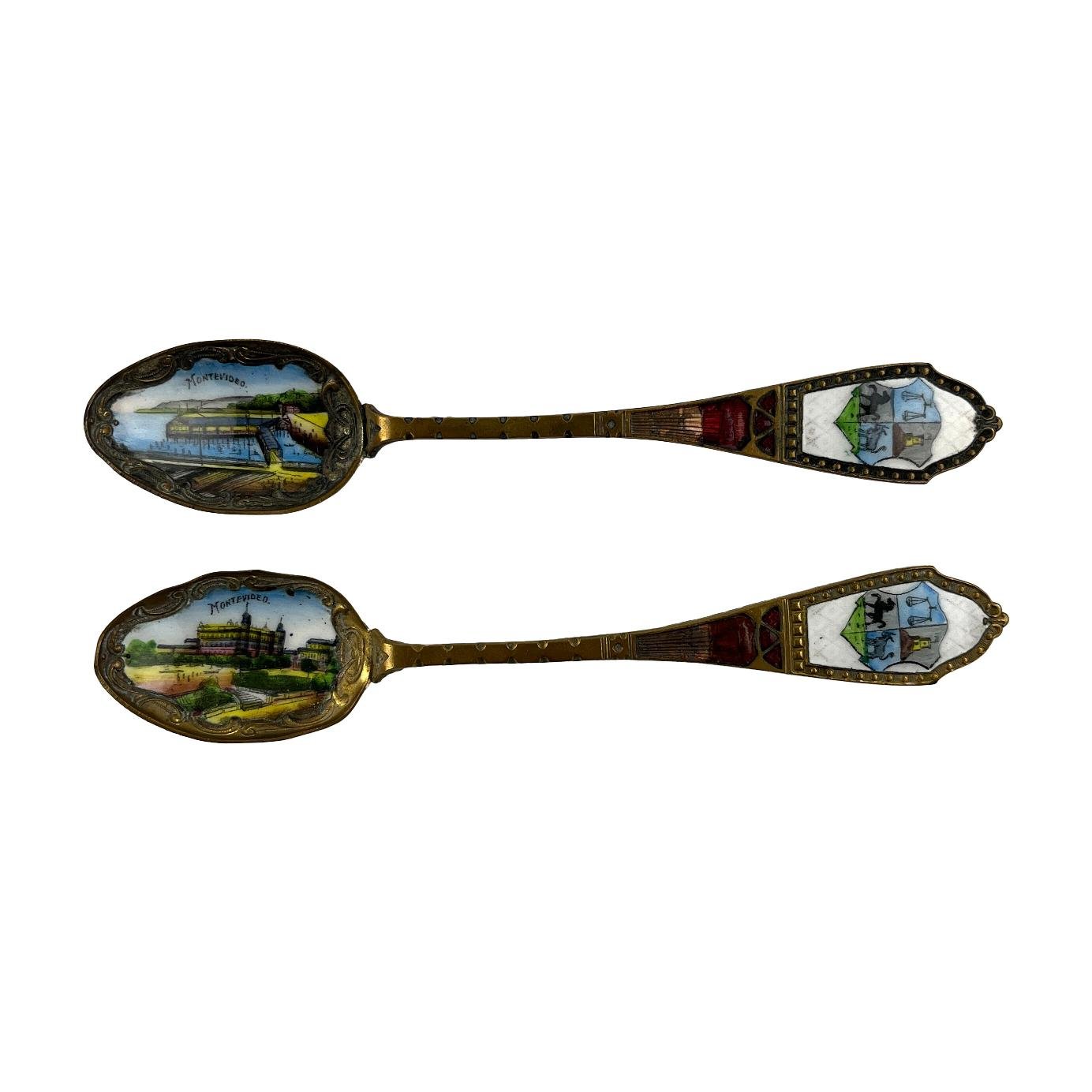 Cucharas "escudo de armas uruguayo"