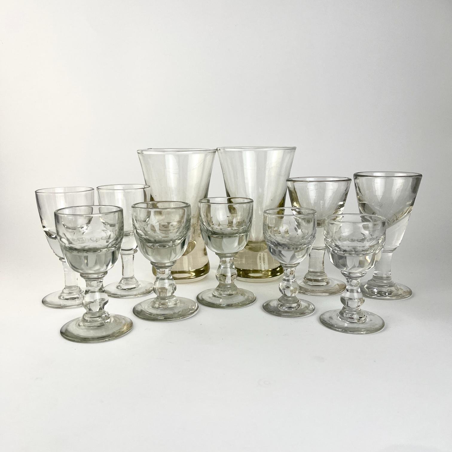 Once vasos de pulpería