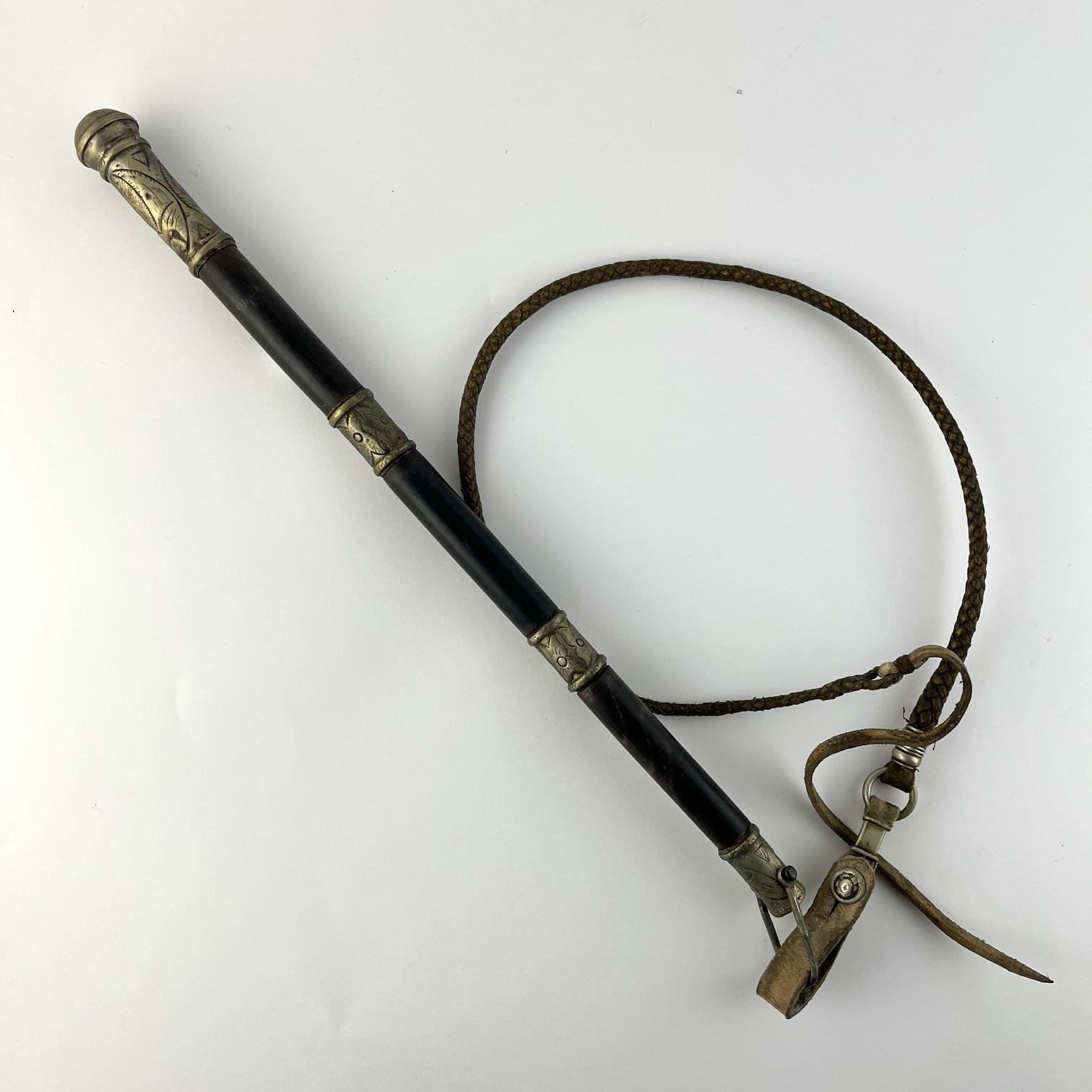 Arreador en guampa y plata